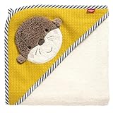 Fehn Kapuzenbadetuch Otter – Bade-Poncho aus Frottee mit Kapuze und...
