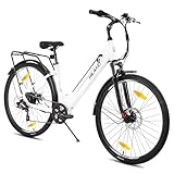 HH HILAND Hiand 28 Zoll Leichtgewicht E-Bike, 7-Gang City E-Bike für...