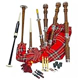 TC Schottischer Dudelsack in voller Größe, spielbarer Dudelsack mit...