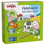 HABA 5580 - Meine erste Spielwelt Bauernhof Fädelspiel auf dem Land,...