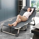 AWYYA Karpfenliege mit Abnehmbarem Memory Foam-Kissen, Verdicktem...
