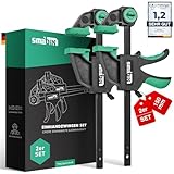 SMABIX® Einhandzwingen 2er Set zum Spannen, Dehnen, Fixieren mit einer...