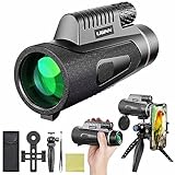 Ant Warrior Monokulares Teleskop 12X50, BAK4 Prisma HD Monokular Fernrohr...