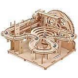 HOTUT Murmelbahn Trackball Modell Bausatz,139 Stück 3D Puzzle Holz...