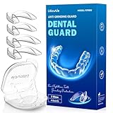 Litlcutie 4er-Pack Formbare Zahnschiene für die Nacht, 2 Größen...