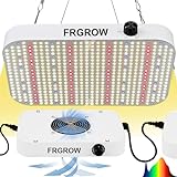 FRGROW LED Grow Light 7500 Lumen, Pflanzenlampe LED Vollspektrum Grow Lampe...