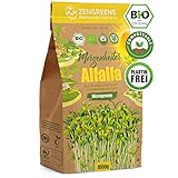 ZenGreens® - Bio Alfalfa Sprossen-Samen (1Kg) in Premium Qualität -...
