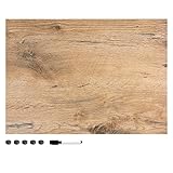 Navaris Magnettafel Magnetpinnwand Memoboard zum Beschriften - 70 x 50cm...