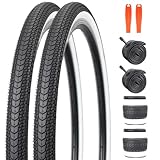 GRELiving 2 Set 26x1.75 Zoll MTB Fahrradreifen+ 26x1.75/2.125 Zoll...