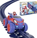 Smoby Toys - Spidey FleXtreme Rennbahn-Set (blau-rot) - flexible...