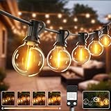 btfarm 10M Lichterkette Außen Dimmbar, LED Outdoor Lichterkette Strom mit...
