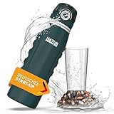 Naturbummler Wasserfilter Flasche 1000 ML [Co2-Neutral] inkl. Aufhänghaken...