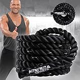 Miweba Sports Battle Rope BR-100 | 9m / 12m - Trainingsseil - Schlachtseil...