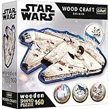 Trefl 20189 Woodcraft Star Wars Konturenpuzzle aus Holz, Mehrfarbig