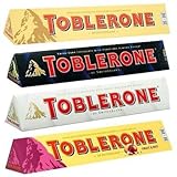 Toblerone Ultimate 4 Pack - 360g Each - Milk Chocolate, Fruit & Nut, White...