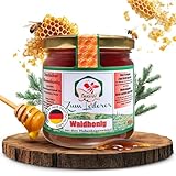 Imkerei zum Lederer - Deutscher Waldhonig - Roher Premium Honig aus dem...