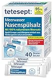 tetesept Meerwasser Nasenspülsalz bei Schnupfen und Pollenallergie –...