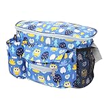 IMIKEYA Multifunktionale Wickeltasche für Kinderwagen Aufbewahrungstasche...