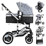 Daliya® Bambimo 3in1 Kinderwagen Kombikinderwagen Riesenset 15-Teilig...