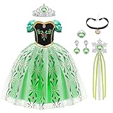URAQT Mädchen Kostüm Kleid, Kinder Prinzessin Kostüm für Karneval Party...