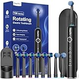 Rotierend Elektrische Zahnbürsten für Erwachsene und Kinder mit 8...