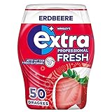 Extra Professional Fresh Kaugummi, Erdbeere, 50 Dragees