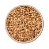 BODE NATURKOST – Gelbsenfsaat ganz BIO 1kg - Ganze Bio-Senfkörner mit...