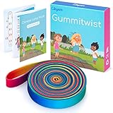 Cikyner Gummitwist Kinder Set，Hüpfgummi 4m lang 1.5cm weit Gummi Twist...