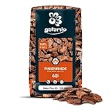 GALAMIO Pinienrinde Deko Plus 60-100mm 60l Sack 1 Paket Pinienmulch...