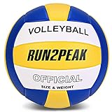 RUN2PEAK Soft Touch Volleyball Ball Weicher Beachvolleyball Offizielle...