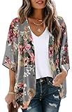 Gosunny Damen Sommer Cardigan Leicht Elegante Strickjacke Casual Kimono...