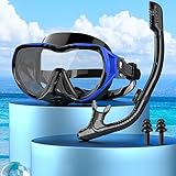 Schnorchelset Erwachsene mit Taucherbrille und Dry Schnorchel,Taucherbrille...