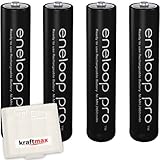 4er Pack Panasonic Eneloop PRO XX AAA/Micro Akkus - Neueste Generation -...