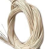 3mm Peddigrohr Flechtmaterial Natur für Körbe Flechten, 250g Natürliche...