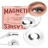 Higu clace Magnetische Wimpern,Magnet Wimpern Ohne Eyeliner,Magnetische...