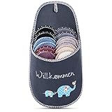 ONVAYA ABS Gästepantoffel Elephant | Elefant | 6er Set | Antirutsch |...