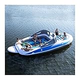 Aufblasbares Schwimmendes Boot, Großer Tragbarer PVC-aufblasbarer...