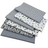 aufodara 6 Stück 50 x 80 cm Baumwollstoff Stoffpakete Groß Patchwork...