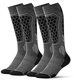 FORVEVO 2 Paar Merino Wollsocken Herren 43-46,Warme Gepolsterte...