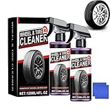 Wheel & Tire Cleaner, Tough Wheel Cleaning Spray for Car Wash Detailing,...