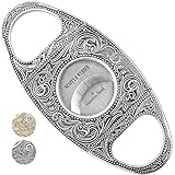 Scott & Webber® - Zigarrenschneider mit Doppelklinge aus Edelstahl -...