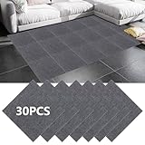 GBACHOOSE 30 Stück Teppichfliesen 30x30 cm, Teppichfliesen Selbstklebend,...