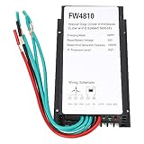 BuyWeek Windturbinen Laderegler, 1000W 48V MPPT Windgenerator Controller...