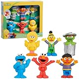 Just Play Sesamstraße Nachbarschaftsfreunde 6er-Pack, Kinderspielzeug ab 3...