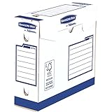 Bankers Box 4474002 Heavy Duty Archivschachtel, 100% recycelt, 20-er Pack,...