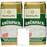 Bünting Tee Grünpack 2er-Pack | Echter Ostfriesentee (2 x 500g) | 1kg...