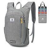 SKYSPER 10L Faltbarer Rucksack Ultraleicht Tagesrucksack Wasserfest Daypack...