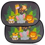 Griwuut 2 Stück Sonnenschutz Auto Baby mit UV Schutz, 47x30 cm Autofenster...