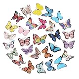 JOINPAYA 50 Stück Bunte Schmetterlings aufkleber kinderzimmer sticker...