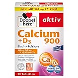 Doppelherz Calcium 900 + D3 + Biotin – Calcium leistet einen Beitrag zum...